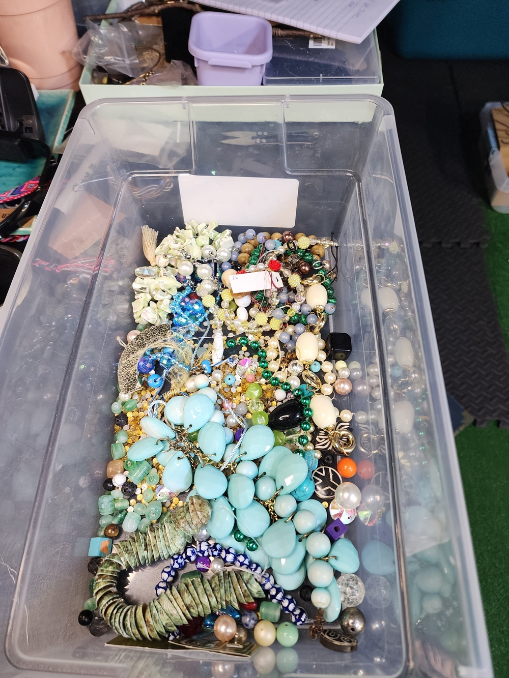 1lb Mixed Bead Lot For Crafting